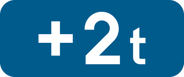 Type VII : Type VII - Conditions particulières de stationnement (art. 13.1.2). Petit panneau carré bleu placé sous un pan…