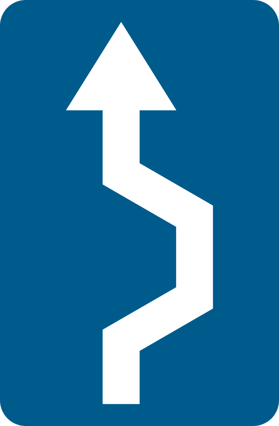Type X : Type X - Information complémentaire (art. 13.1). Panneau bleu complétant un signal principal par une informati…