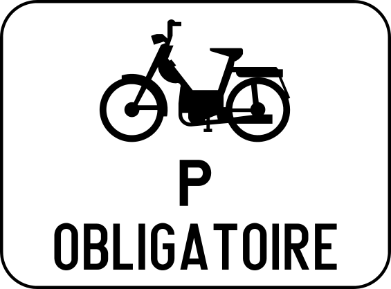 M13 : M13 - Piste obligatoire pour les speed pedelecs. Les speed pedelecs doivent emprunter cette voie.