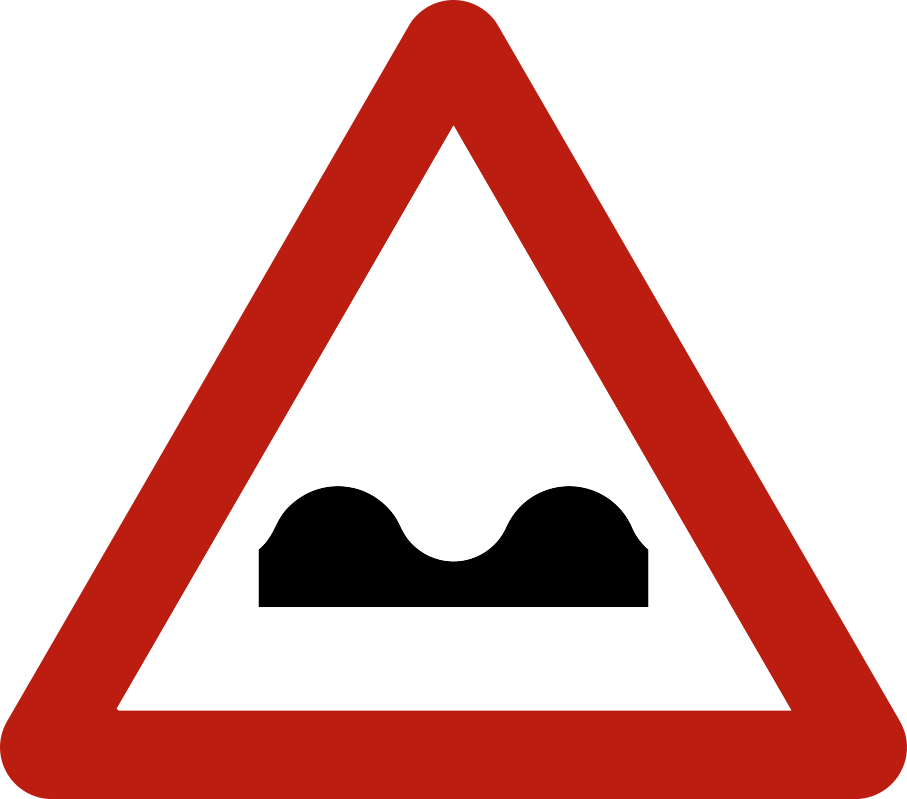 Panneau de signalisation A13 — Ralentisseur de trafic