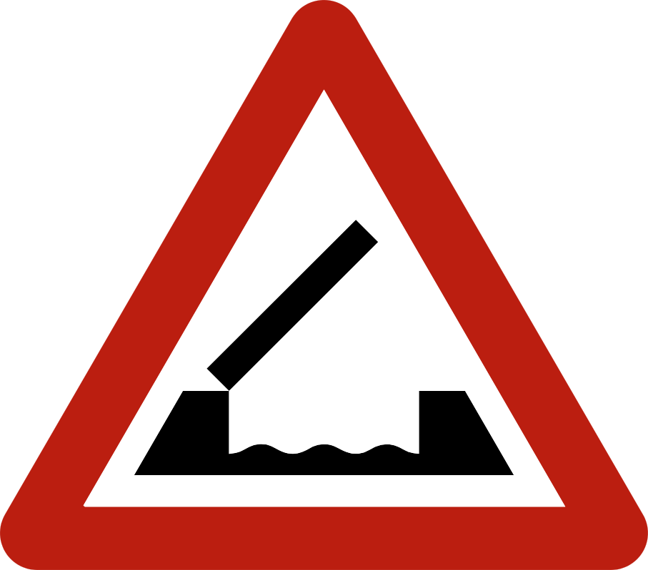 Panneau de signalisation A9 — Pont mobile