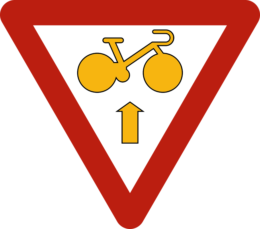 B23 : B23 - Autorisation de franchissement de signalisation lumineuse pour cyclistes (tout droit ou tourner à gauche…