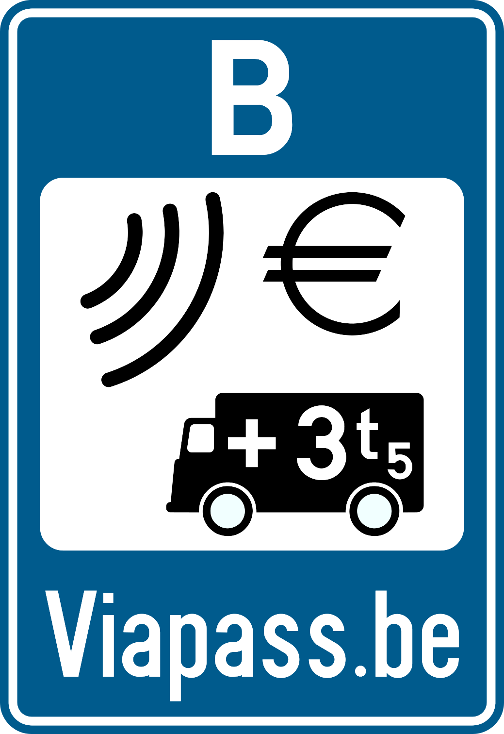 Prélèvement kilométrique (Viapass) : Prélèvement kilométrique (Viapass) - Péage poids lourds. À partir d'ici, les camions de plus de 3,5 tonnes doi…