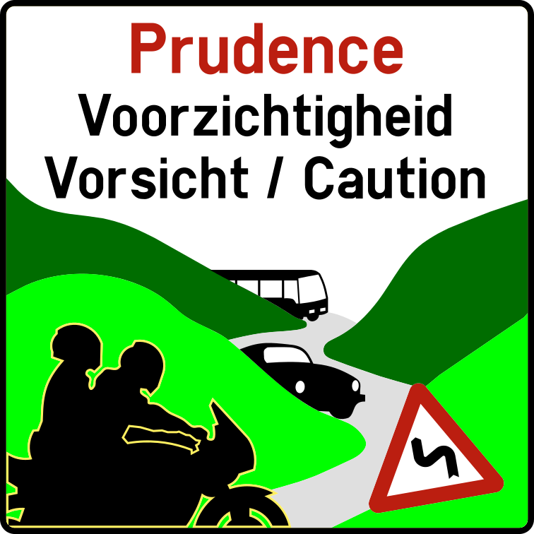Prudence motocyclistes : Prudence motocyclistes - Sensibilisation. Rappelle aux automobilistes la présence des motards, plus difficiles…