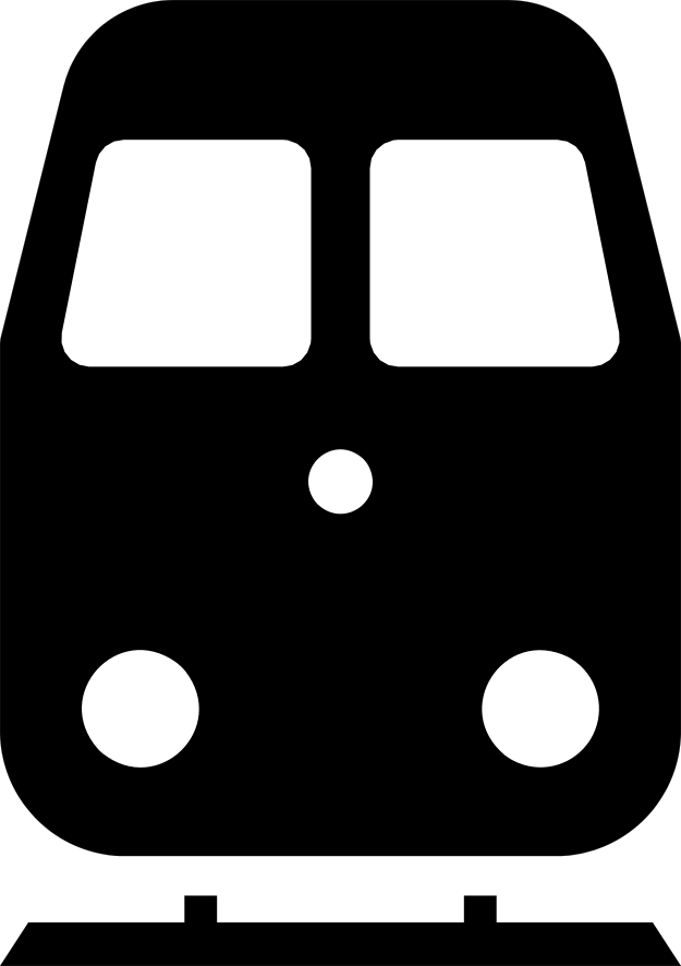 S15 : S15 - Gare de chemin de fer. Symbole pointant vers une gare ferroviaire. Repère essentiel pour les voyageurs e…